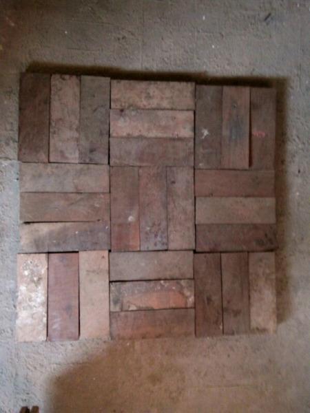 Parquet flooring @ R1 per tile....Rhodesian Teak