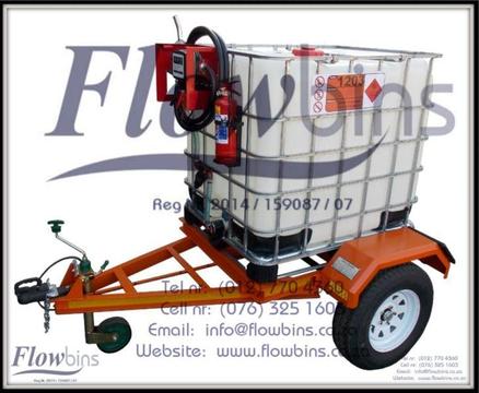 Gauteng- 1000L Diesel Bowser Trailers 12V - Heavy Duty with Papers - from R21 089