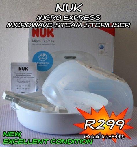 NUK Micro Express Microwave Steam Steriliser up for grabs