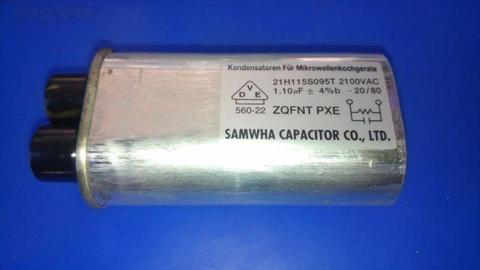 USED Microwave Convection Oven Spares Parts Components - 1.10 uF mF mFD 2100 Volt Capacitors