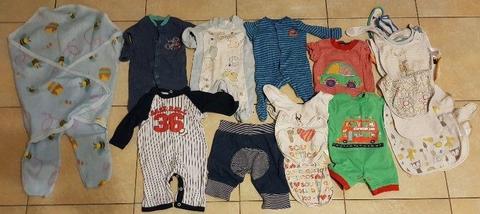 0-3 Month Baby Boys Clothing Bundle