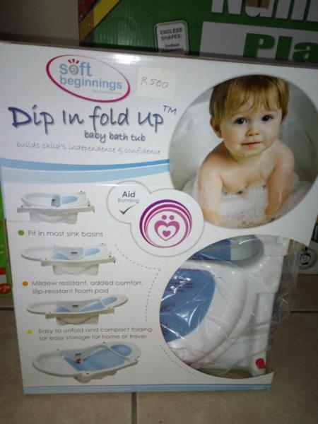 Soft beginnings - Dip in Fold up, Baby bath tub