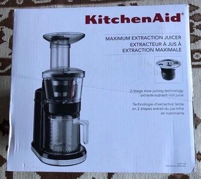 KitchenAid Maximum Slow Health Electric Juicer Easy Fruit Juice Extractor on promo brand new