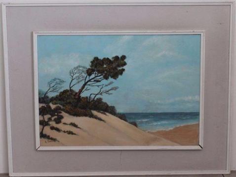 E. Smith Beach Painting