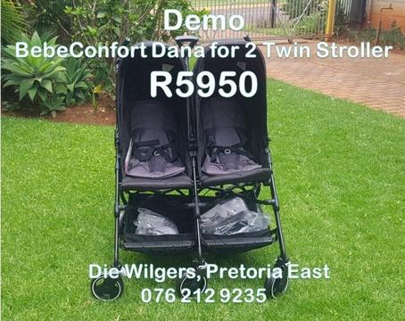 Demo BebeConfort Dana for 2 Twin Stroller