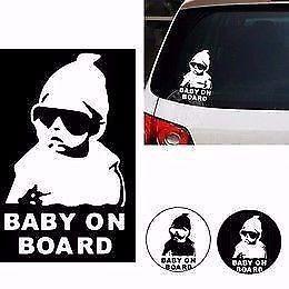 Baby on board vinyl stickers for sale new various designs available