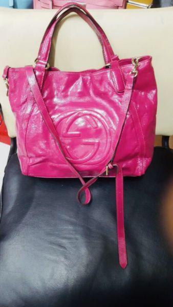 Pink bright Gucci bag