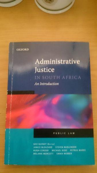 2015. Administrative Justice in South Africa: An Introduction. Cape Town: Oxford University Press