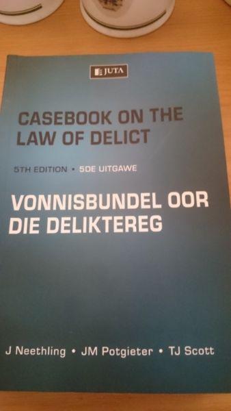 Case Book on the Law of Delict, 2013, Neethling, Potgieter and Scott, Juta, 5th edition
