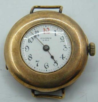 Crown USA Gold 1868-1886 watch with Philadelphia 20 Year Guaranteed case 8730043 - over wound