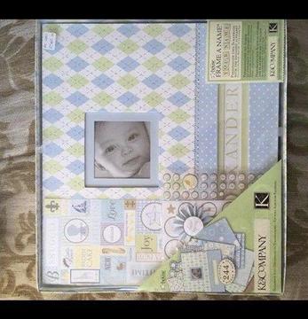 Scrapbooks for baby boy