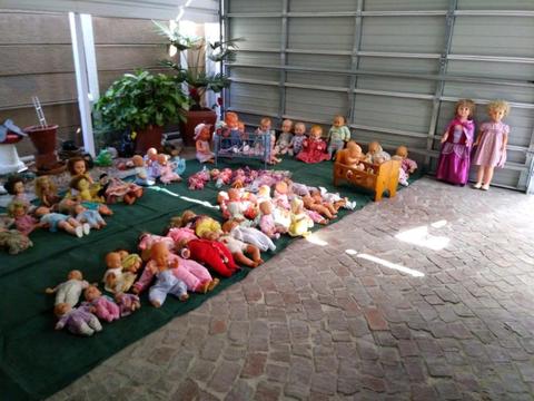 Variety of dolls