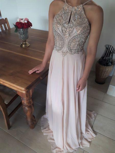 STUNNING Champagne Evening/Special Occasions Dress
