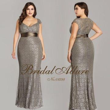 Plus Size Evening Dress at Dress Lady | Bridal Allure