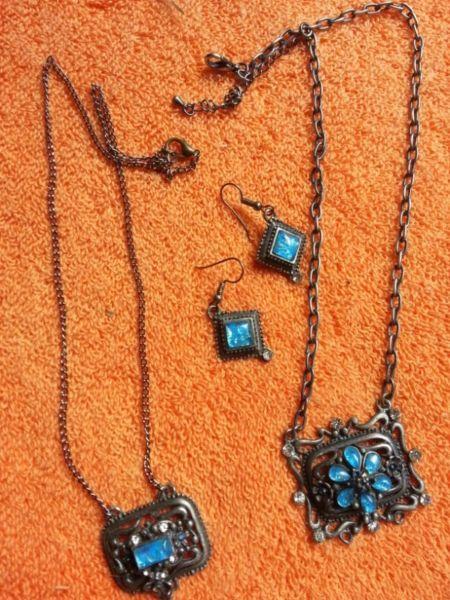 Vintage necklaces and earrings