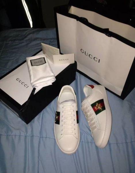 Christmas Gift Pack Authentic "Gucci New Ace tennis Sneakers"