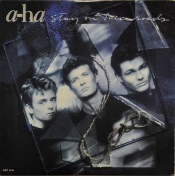 Classic 80's Vinyl record / LP (A-Ha - Stay on These Roads)
