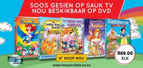 AFRIKAANS DVD TITLES NOW AVAILABLE