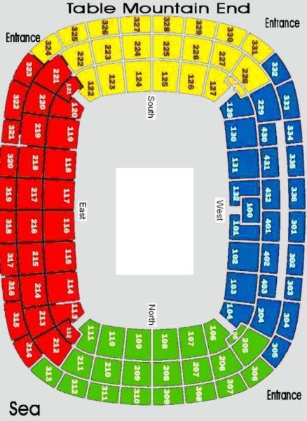 4 Saturday Sevens tickets - R400 per ticket