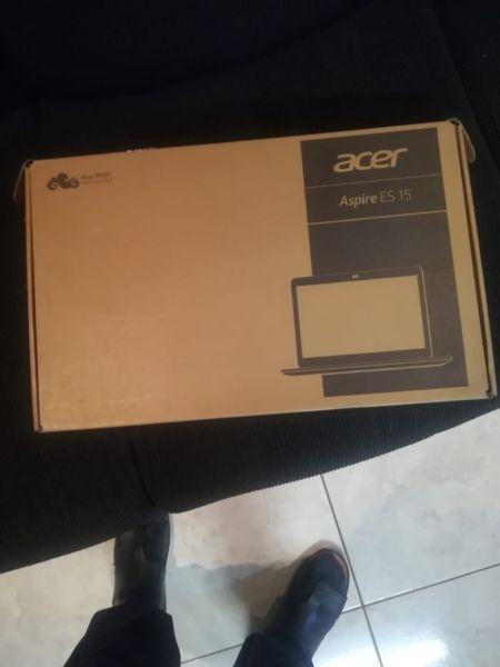 Acer Aspire ES 15 laptop (500 gig hardive & 2gig ram) brand new sealed in the box for R2,999