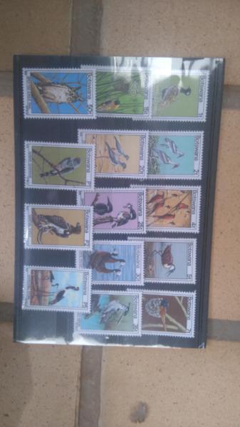 Stamps Botswana birdset