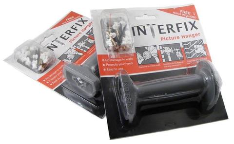 Interfix Picture Hanger tool Kits Including Capped Nails - Hang it the easy way!