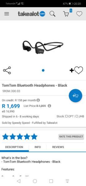 TomTom Bluetooth Headphones