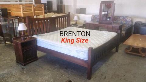 ✔ GORGEOUS!!! Brenton King Size 4 Piece Bedroom Suite