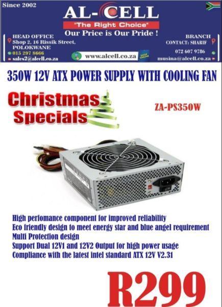 350W COOLING FAN ATX 12V COMPUTER POWER SUPPLY