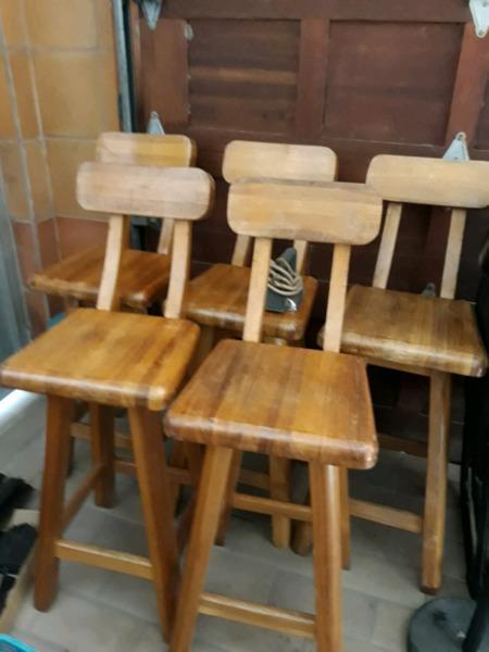 Solid maple chairs