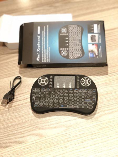 Wireless Keyboard with track pad mouse Mini style