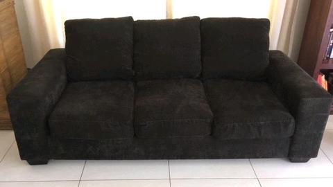 Black Suede Couch for R1800