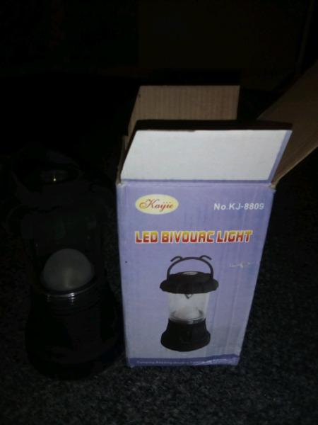 LED Bivouac light for camping