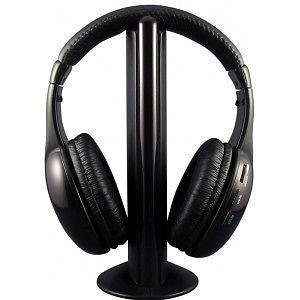 5 in 1 Wireless Headphones for FM, Mp3, TV, CD/DVD, PC, Audio, GAMING ETC.. - BRAND NEW