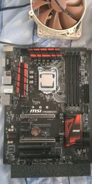 6700k with motherboard, cooler and ram