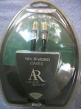 ACOUSTIC RESEARCH AR S-Video cable PR122 (12ft) NEW! DVD/HDTV