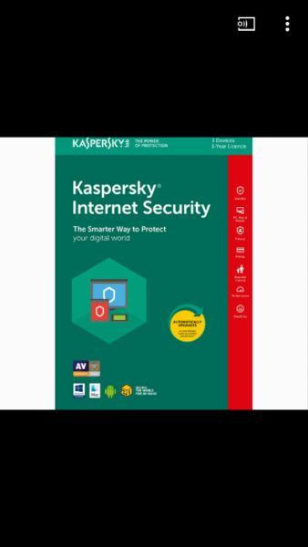 Kaspersky internet security 3user +1free (pick up stanger)
