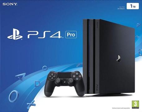 PlayStation 4 Pro 1TB Console - Jet Black - brand new