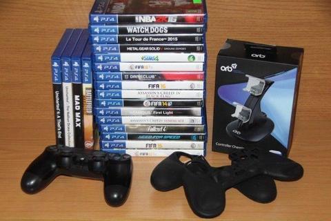 PS4 Games and accessories sold separately