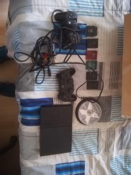PS2 Playstation with games