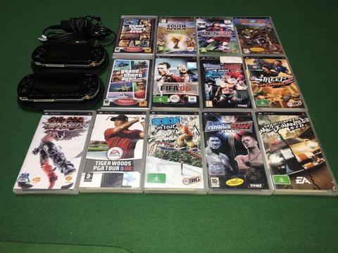 2 PSP’s barely used with 13 games and charger