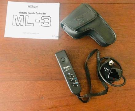 Nikon ML-3 Modulite Remote Control Set w/Receiver, Transmitter