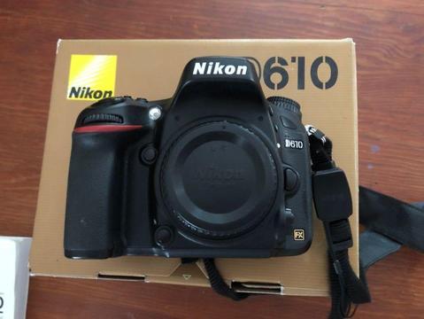 Nikon D610, 25-85 lens, battery grip and wireless adaptor