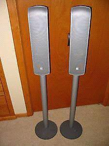 B&W vm1 speakers x3 with stands