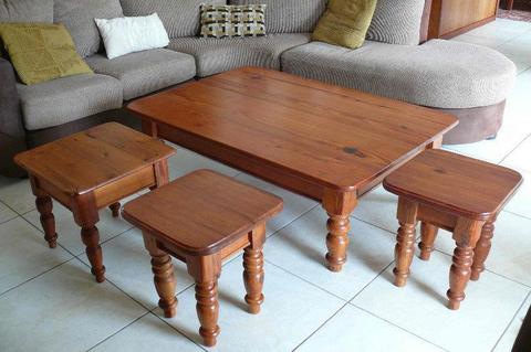 Solid Oregon Pine Coffee Tables