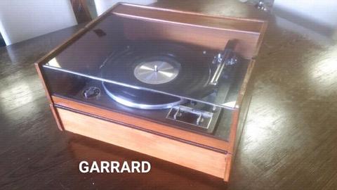 ✔ GARRARD Idler-Drive 2 Speed Turntable SL-75 (circa 1970)