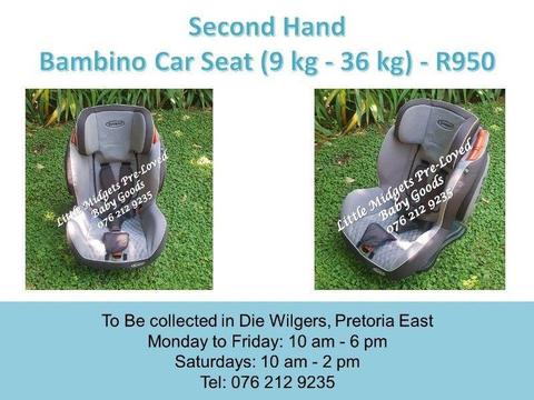 Second Hand Bambino Car Seat (9 kg - 36 kg)