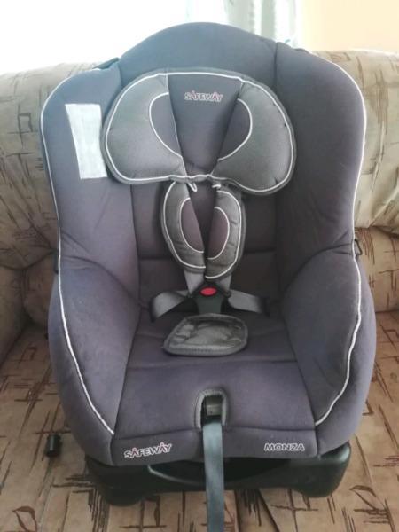 Reclining Safeway carseat 0-18kg