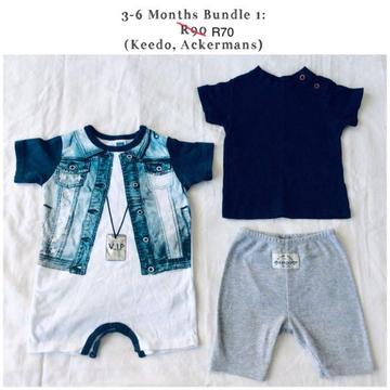 PRICES REDUCED- Boys 3-6 Month Clothing