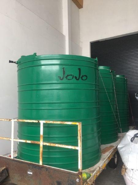 3 x 5000lts jojo tanks in perfect condition Asking R5000 each 0824933072 Raven
